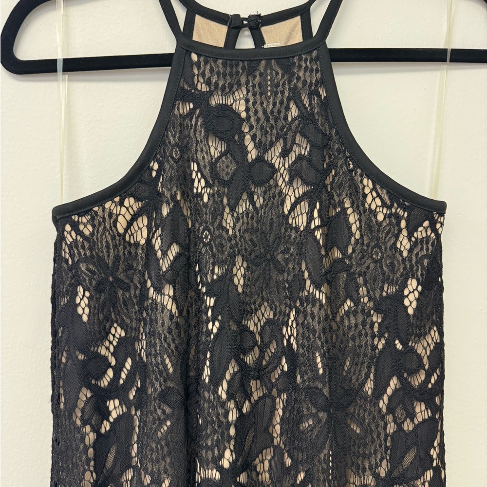 Love, Fire Black Lace Dress